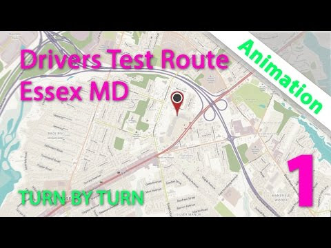 Drivers Test Route | Essex MD Animation 1 