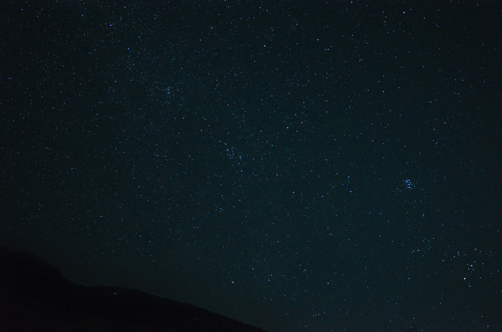伊吹山での星景写真 まほろばの星空
