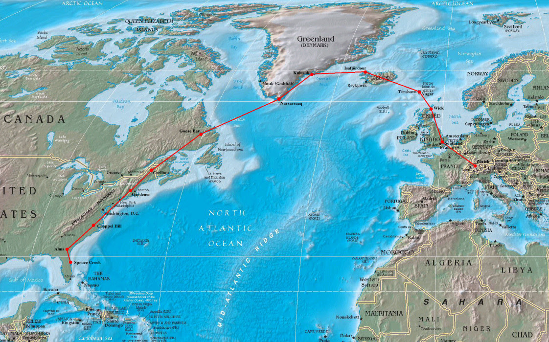 Thomas Moser: Transatlantic Flight