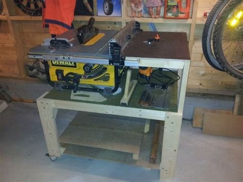dewalt dw table  station  router woodworking