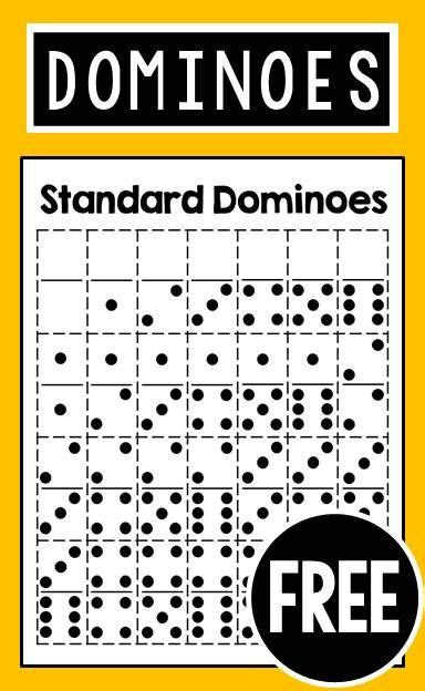 Set out your sandpaper numbers, or any other number set would work, and ask your child to count … free printable dominoes great for kindergarten first grade and