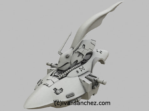 mobile suit gundam char's counterattack beltorchikas children hi nu hi-nu nightingale sazabi 3d mesh cg sandrum