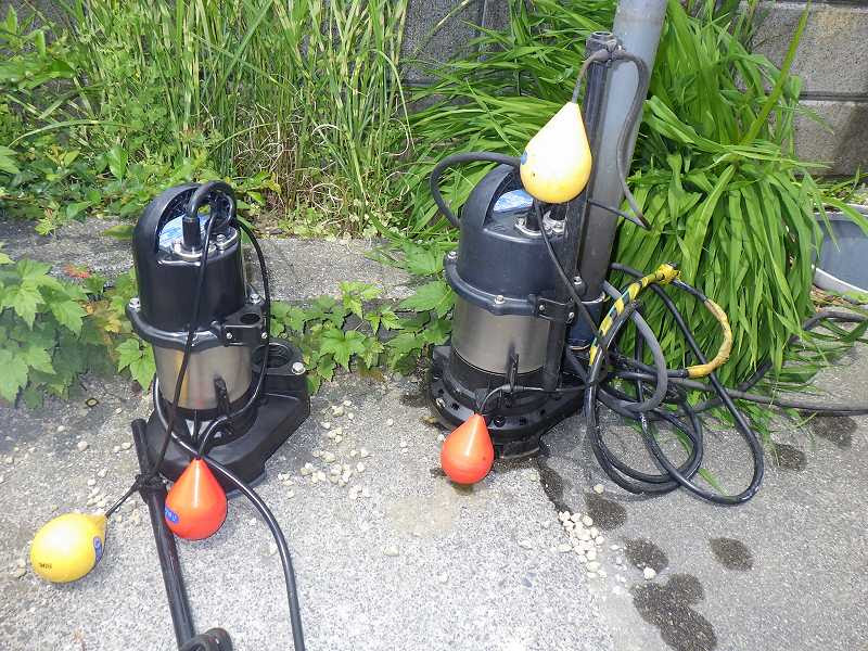 浄化槽排水ポンプ交換 柳井環境メンテック