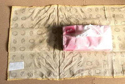 かんたんおしゃれ 100均手作り 縫わないティッシュカバー作り方 知恵の小袋