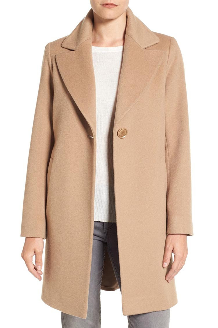 Long Camel Wool Coat | Fashion Women's Coat 2017