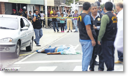 Crime in Callao - hitmen