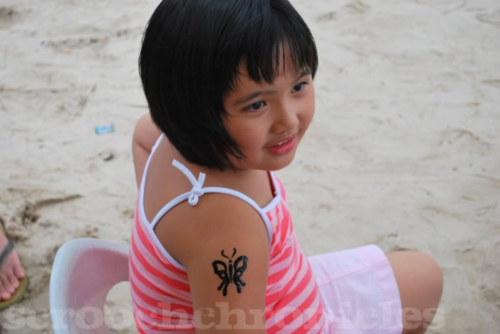 Before I knew it the area of the tattoo started swelling and in place of the 