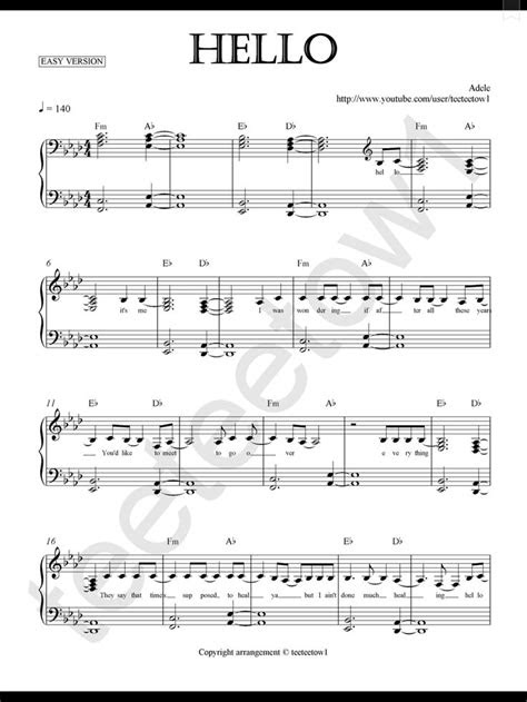 piano sheet   adele piano sheet piano