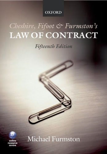 Cheshire, Fifoot and Furmston's Law of ContractBy M. P. Furmston