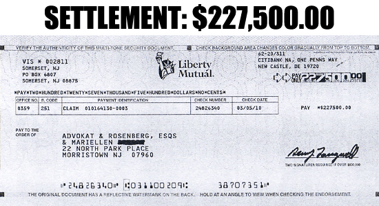 Settlement Check Gallery Settlement Check Gallery