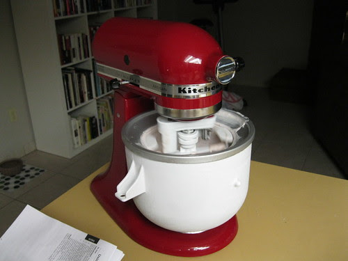 Kitchenaid with Ice Cream attachment