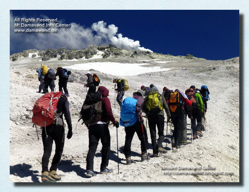 Trekking Tour Mt Damavand Iran