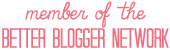 member of better blogger network