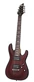 Schecter OMEN-7 7-String Electric Guitar, Walnut Satin