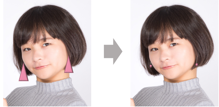 顔のパーツの大きさと似合うアクセサリーの関係