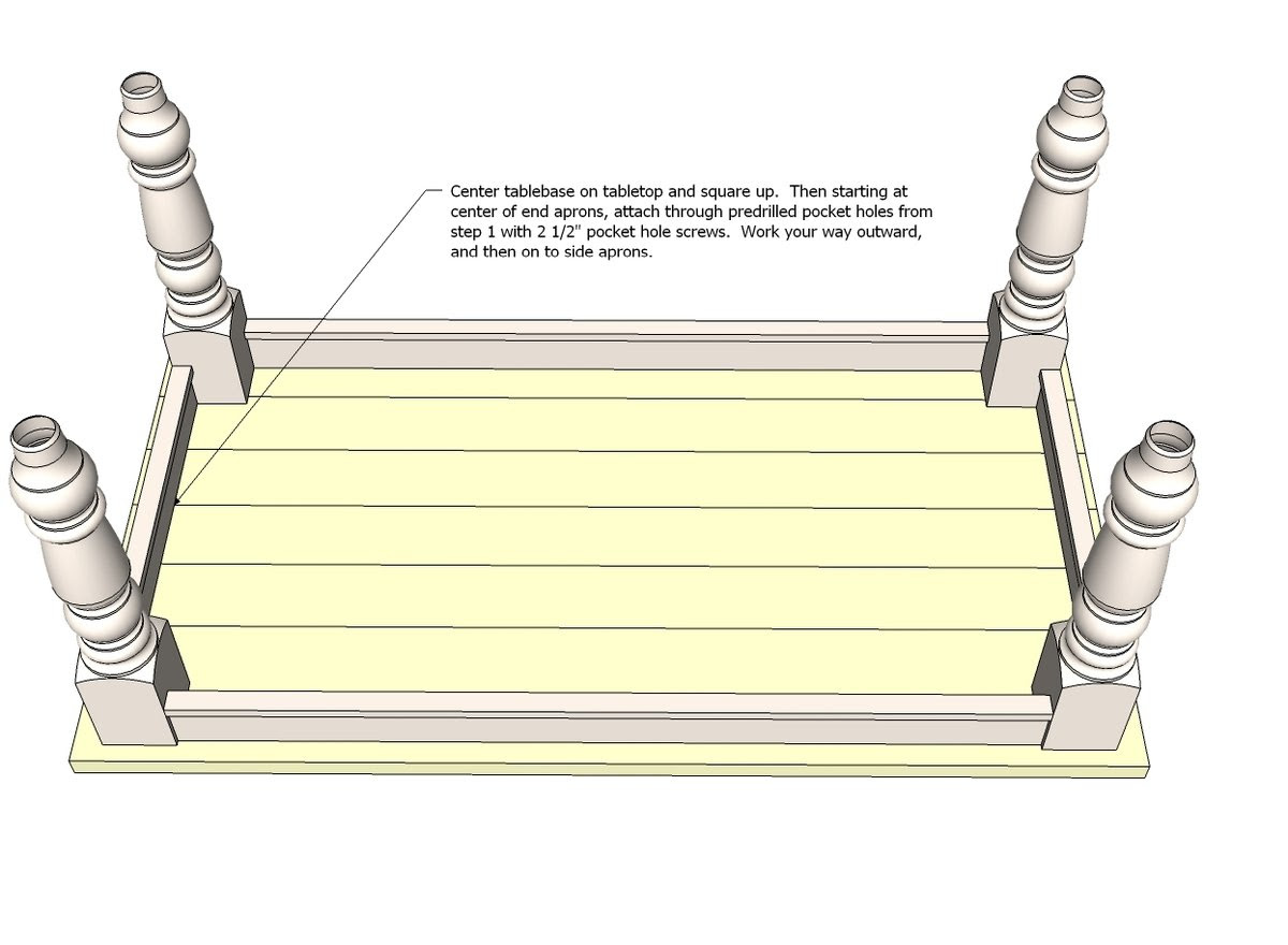 Ana White | Build a Husky Farmhouse Table | Free and Easy DIY ...