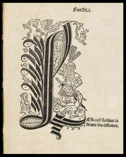 La mer des histoires 1491 Lettrine