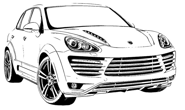 背景と言いつつ車 漫画背景