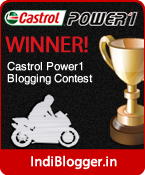 The Castrol Power1 IndiBlogger Contest Winner