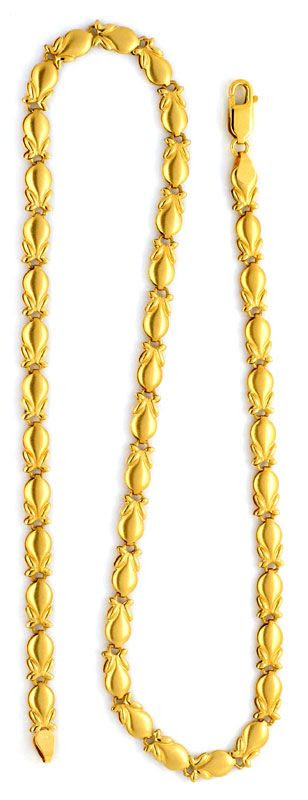 Originalfoto PHANTASIE DESIGNER GOLD-KETTE GELB-GOLD