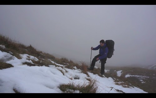 Heading into Coire Gaothach, Ben Lui