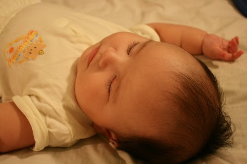 Jolie sleeping