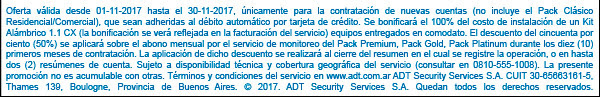Alarmas ADT Alarmas monitoreadas