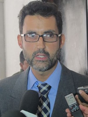 Eduardo Saboia - ministro conselheiro da Embaixada do Brasil na Bolívia (Foto: Diego Ribeiro / globoesporte.com)