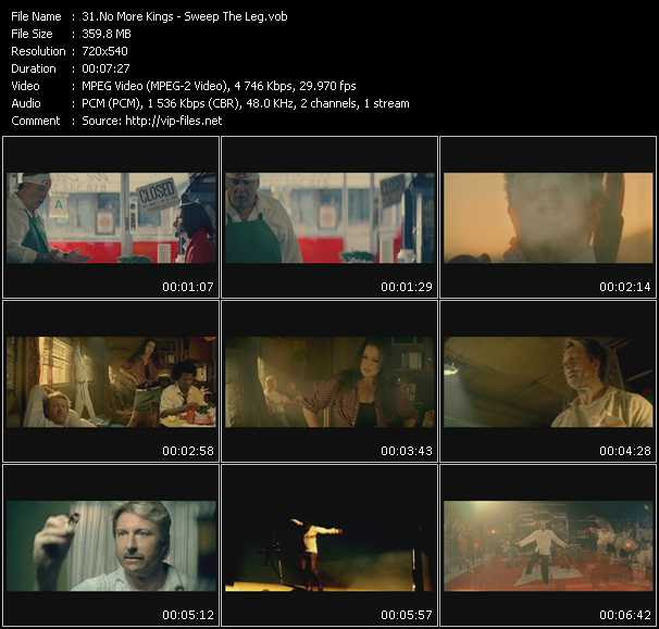 Music Video Of No More Kings Sweep The Leg Download Hq Videoclip Vob