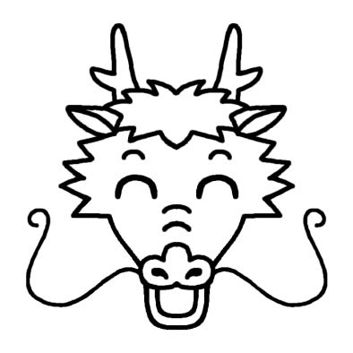 3 1 たつ 辰 龍 無料年賀状イラスト 1ポイント干支素材