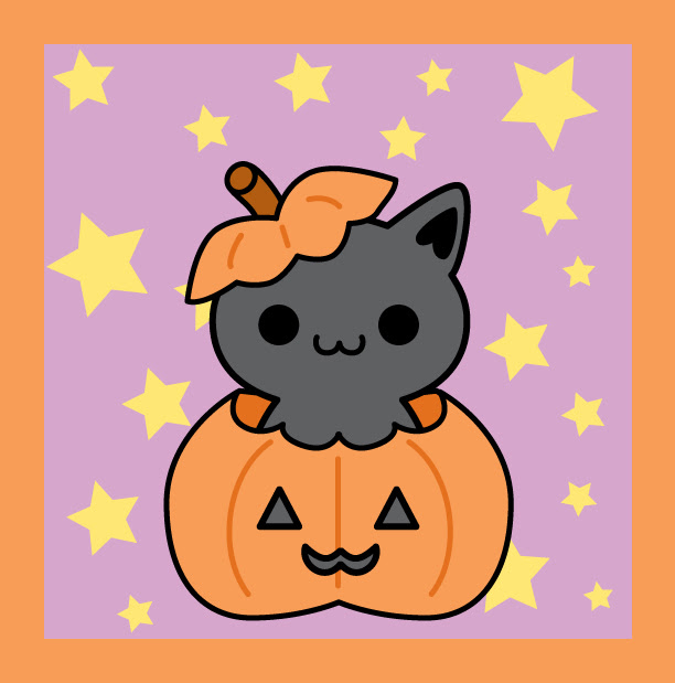 Cute Cat Halloween Wallpaper  WallpaperSafari