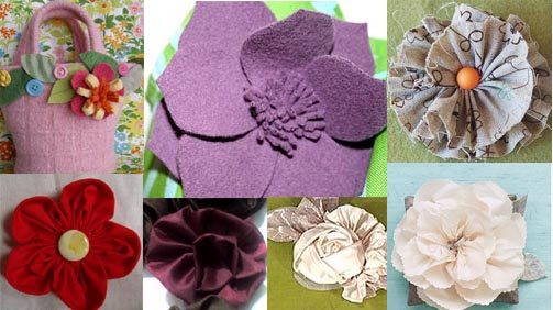 Fabric Flowers to Make