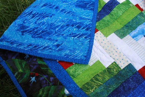 Firefly quilt backing