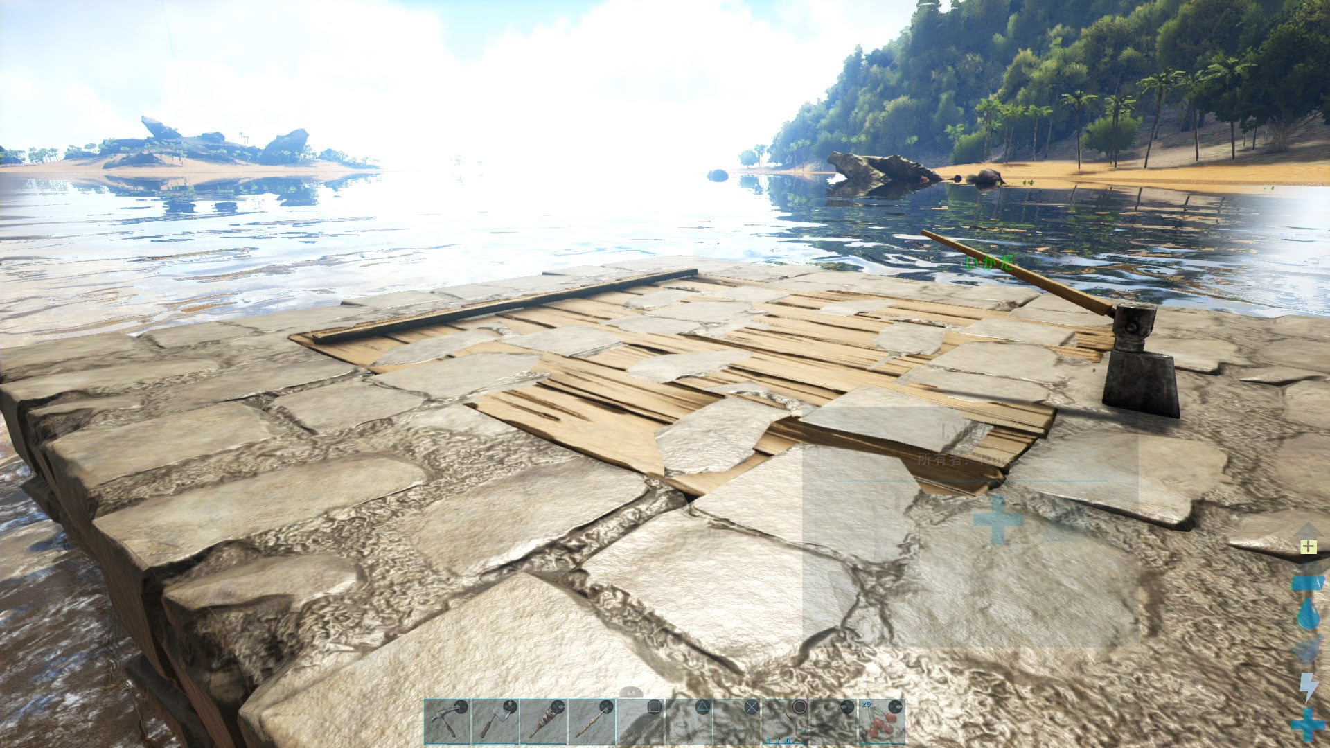 Ark ほぼ壊れないイカダの作り方 土台入れ替え ゲームの玉子様