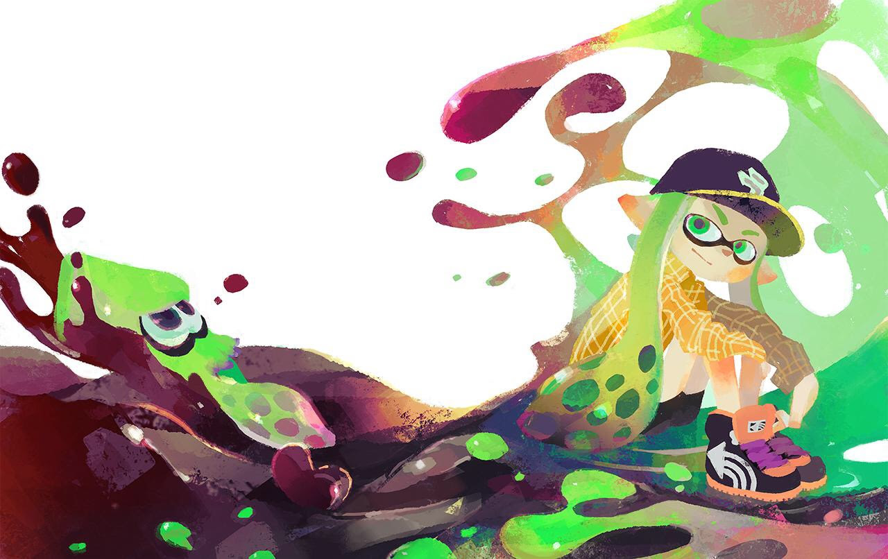 スプラトゥーンのイカちゃんのイラストを貼るスレ Highgamers