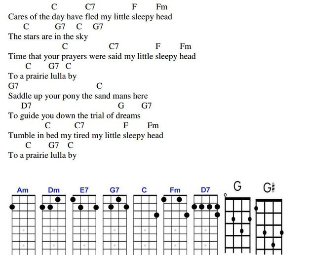 Prairie Lullaby Little Ukulele