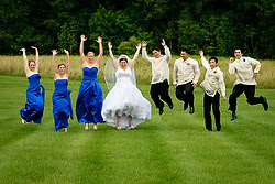 Unusual group photos wedding