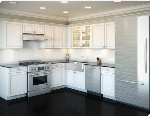 Common Kitchen Layouts :: U- shape & island :: On Cape Kitchens