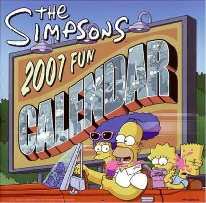 The Simpsons 2007 Fun Calendar Simpsons Harper