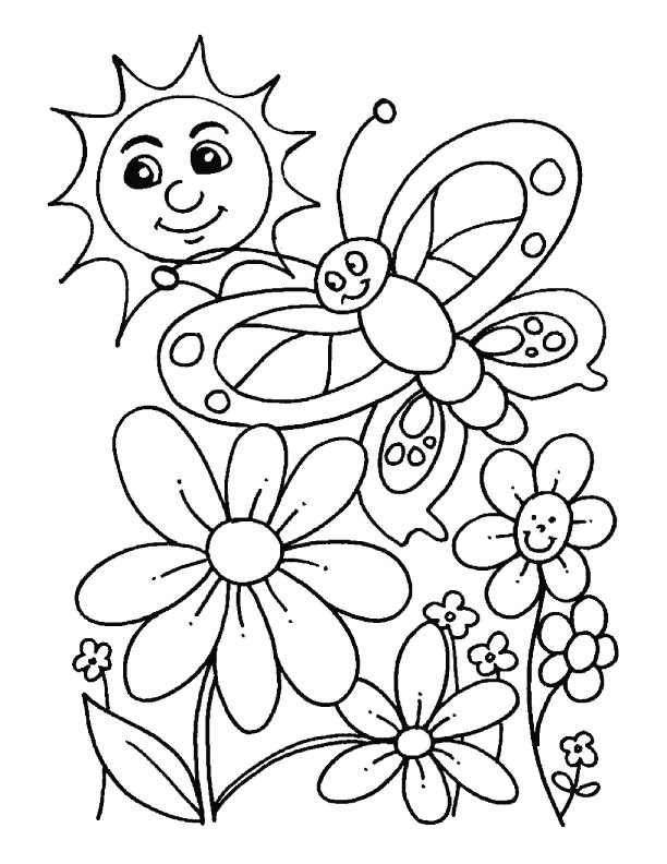 Spring Coloring Pages 2018- Dr. Odd