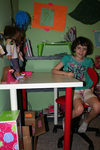 the new desk