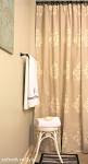 Painted Shower Curtain