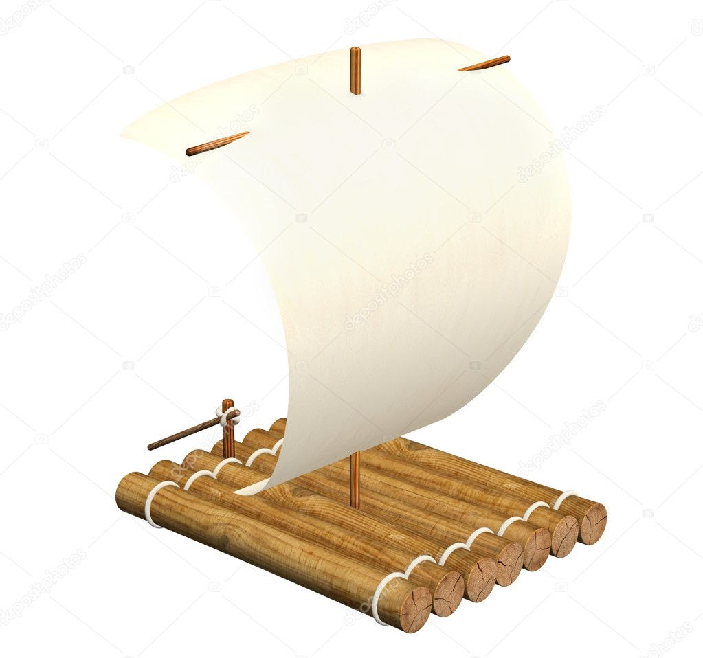 Raft — Stock Photo © frenta #2008918
