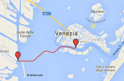 Venice Vaporetto Lines and Routes Table for 2016