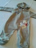 Disney baby Winnie the Pooh fleece bunting snowsuit outerwear beige 3/6 months