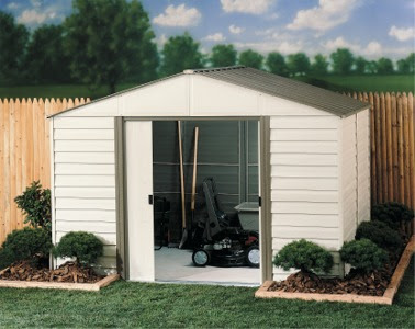 ... and Garden Metal Sheds | Milford Metal Storage Sheds for the Backyard