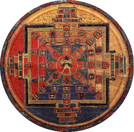 Thanka of Kalachakra MIND Mandala: from www.tibetart.com