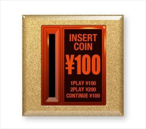 これはときめく アーケードゲームの コイン投入口 型の缶バッジが登場するらしい そうさめも