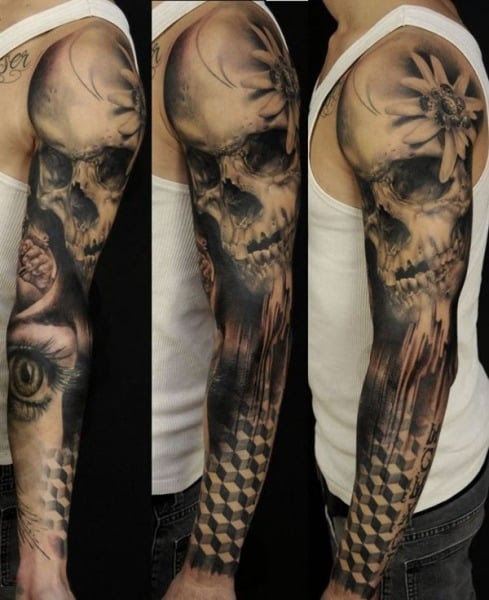 Skull Tattoos Designs for Men - Meanings and Ideas for Guys
