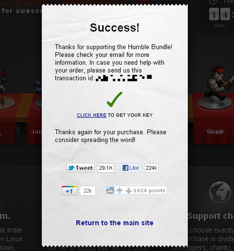 The Humble Indie Bundleでゲームを購入してsteamに登録する方法 Gemetks 移転先